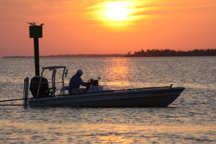 Everglades Fishing Sunset