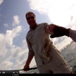 Happy Tarpon Fisherman